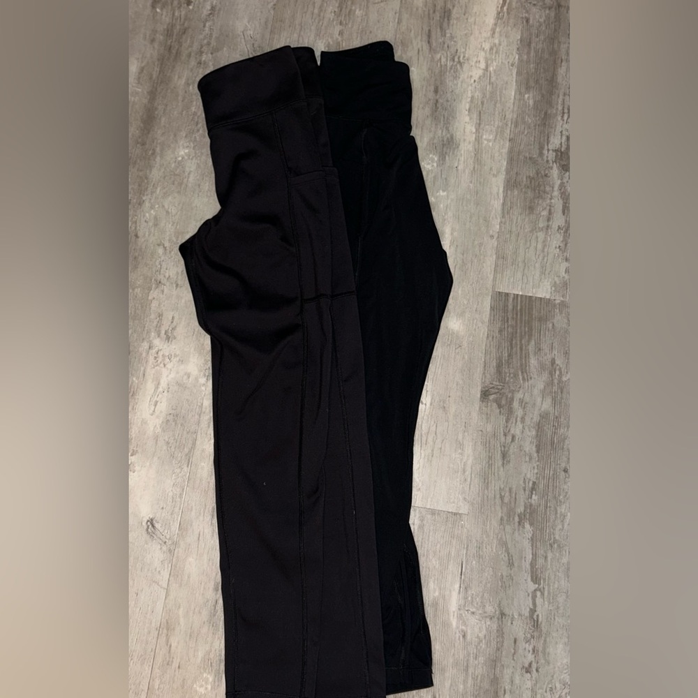 Two Aeropostale Black Leggings for Women